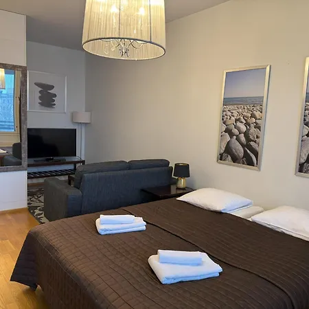 41 M2 With Sauna, View And Balcony To The Park Saunallinen Yksioe *