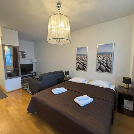 41 M2 With Sauna, View And Balcony To The Park Saunallinen Yksioe *