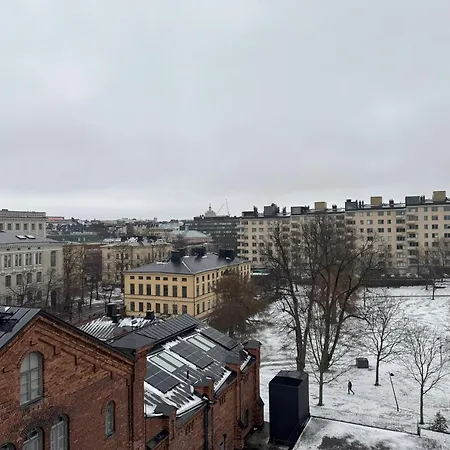 Apartment 41 M2 With Sauna, View And Balcony To The Park Saunallinen Yksioe *
